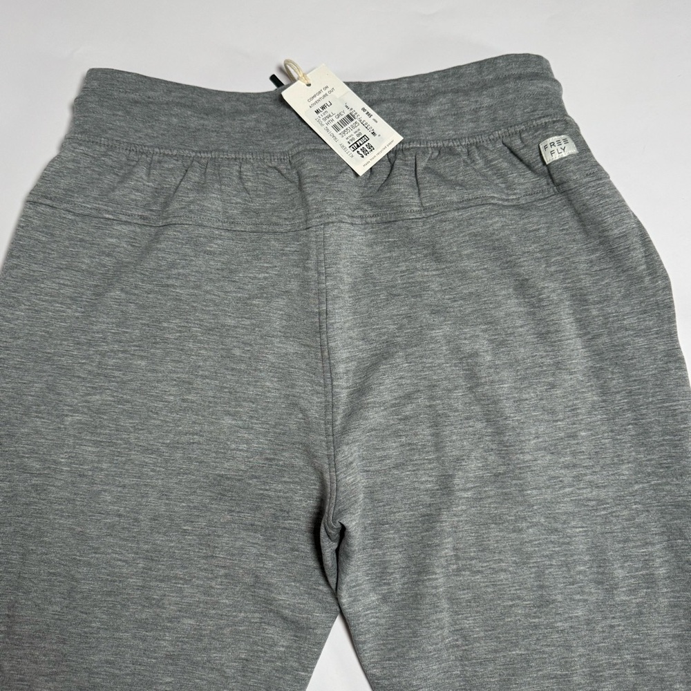 Free Fly Men’s Bamboo Lightweight Fleece Jogger  – Heather Gray – Size Small - Picture 4 of 9